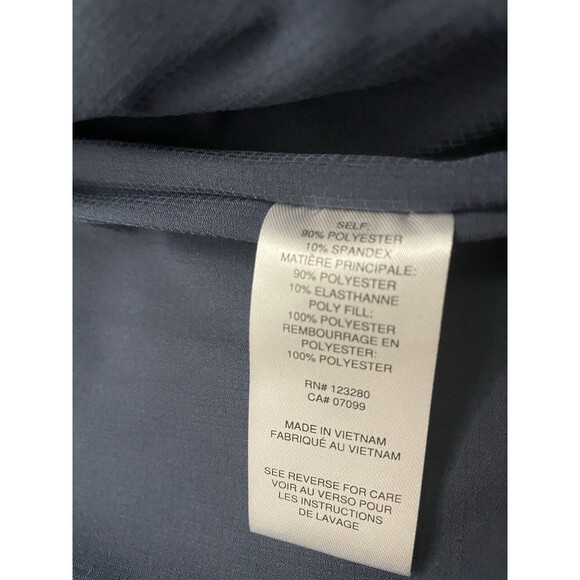 Travis Matthews Jacket Mens XL Blue Interlude Puffer Jacket Rip Stop Outdoors - Picture 7 of 8